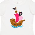 thumbnail image 4 of Inktastic Pirate Ship Girls Toddler T-Shirt, 4 of 5