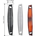 thumbnail image 3 of 3 Pieces Banana Hair Clip Banana Clips Grip Combs Fishtail Hair Clips Ponytail Banana Clip hair Accessory for Women Girls (Brown, White, Black), 3 of 5