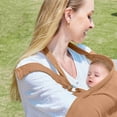 thumbnail image 3 of Nursing Cover for Baby Breastfeeding,Breathable Cover with Rigid Hoop for Mother Nursing Apron, Multi-use Adjustable Privacy Nursing Apron Cover,Include Two Baby Bibs,Light Brown, 3 of 7