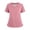 Light pink, variant on Light pink Scrubs Tops for Women Plus Size Scrub Tops Stretchy V-Neck Scrub Shirts Medical Scrub Tops Nursing Uniforms with Pockets Light pink L
