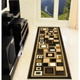 thumbnail image 4 of HR HANDCRAFT RUGS HR Brown, Beige, Chocolate Multicolor Modern Contemporary Living Room Rugs-Abstract Carpet with Geometric Rug 2' x 7' Runner, 4 of 5