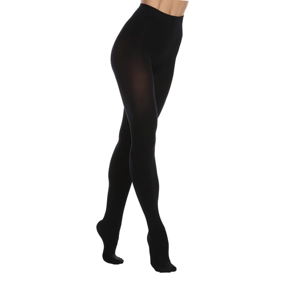 Pantimedias EVERSWE para mujer 80 den suaves opacas negras S/M
