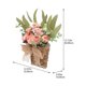 thumbnail image 2 of BRIGHTFUFU Cesta Colgante Con Flores Artificiales Multicolor Para De Interiores Sin, 2 of 7
