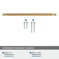 thumbnail image 4 of Amerock Collet 12-5/8 inch (320mm) Center-to-Center Champagne Bronze Cabinet Pull, 4 of 6