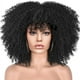 thumbnail image 3 of Peluca de mujer de pelo corto y rizado, africana, pequeña, rizada, europea y americana, peluca de cabeza explosiva, pelucas de malla rosa, tocado de fibra química, 3 of 6
