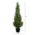 thumbnail image 2 of Nearly Natural 4ft. UV Resistant Artificial Boxwood Topiary Tree (Indoor/Outdoor), 2 of 5
