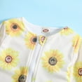 thumbnail image 6 of Eltusu Girls One-Piece Swimsuit, Printed Long Sleeve Crew Neck Quick Dry Rashguard Suit Yellow Size 6-9 Months, 6 of 7