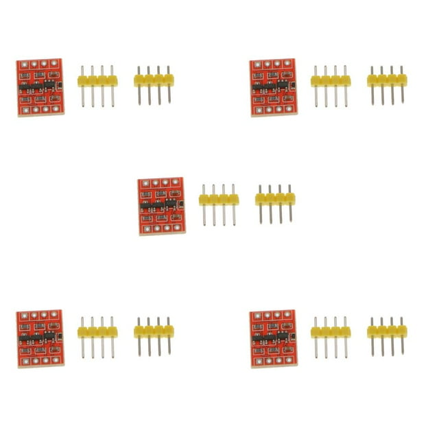 Convertidor De Desplazamiento De Nivel Bidireccional Bidireccional De 5pc 2 Vías 3v-5v DYNWAVEMX Módulo de conversión