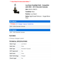 thumbnail image 2 of Low Beam Headlight Bulb - Compatible with 2004 - 2012 Chevy Colorado 2005 2006 2007 2008 2009 2010 2011, 2 of 2