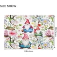 thumbnail image 2 of GZHJMY Bathroom Rug Gnome Flowers Soft and Absorbent Bathroom Carpet Non-Slip Machine Washable Plush Bath Floor Rug Door Mat for Bathtubs, Toilet,Kitchen, 16x24 in Carpet Runner, 2 of 6