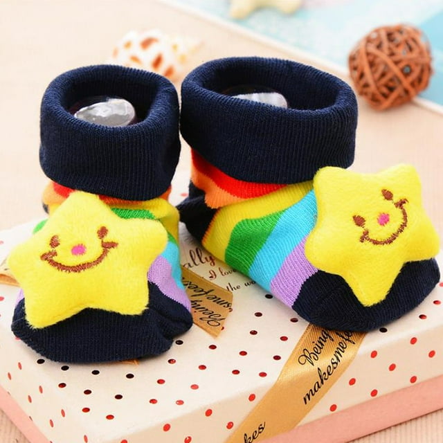 Product Category Baby Care - Cartoon Baby Boots Socks Slipper Safe Soft Fiber Non Easy Change for Little Ones