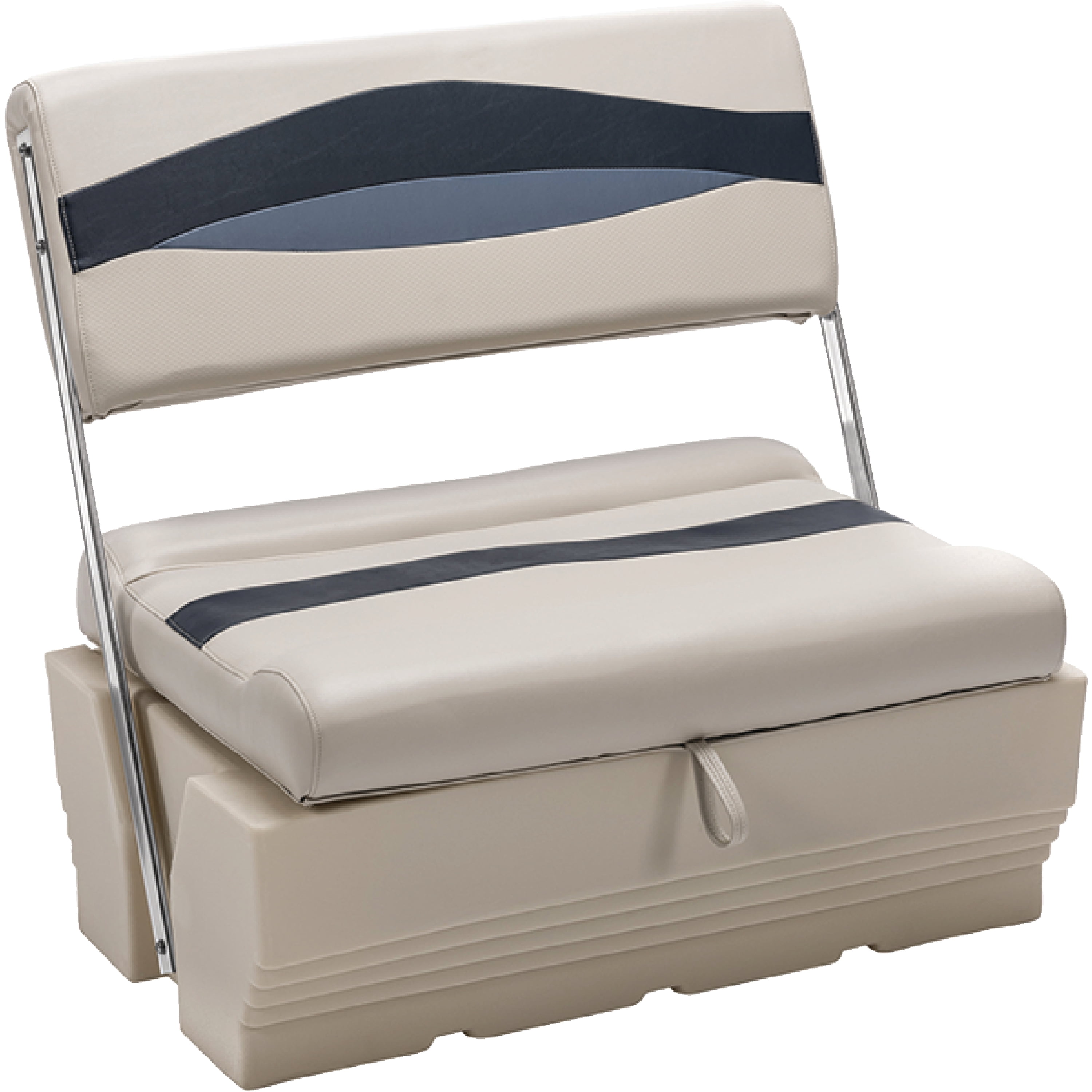 Wise BM11511066 Premier Pontoon Captain's Bucket Seat, Stone/Mocha Java