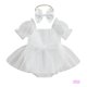 thumbnail image 1 of Eliza-Romper Vestido 0-24 Meses Bebé Niña Verano Lazo Frontal Mameluco De Tul Con Diadema, 1 of 4