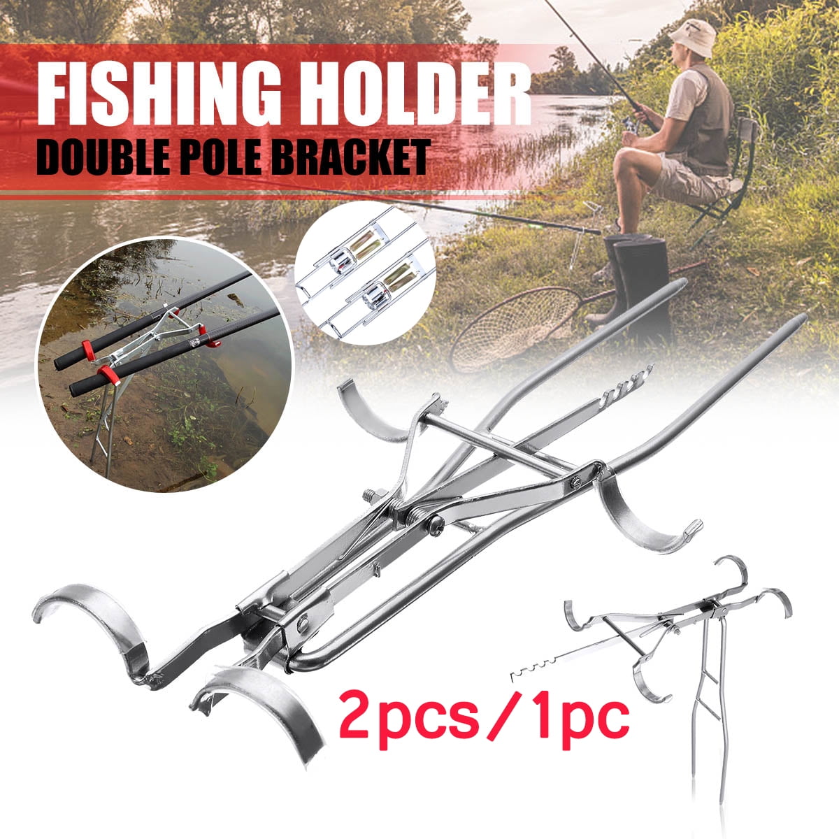 fishing rod holder stand