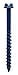 Simpson Strong-Tie TNT25234HC75 Titen Turbo — 1/4 in. x 2-3/4 in. Hex-Head Concrete and Masonry Screw, Blue (75-Qty)