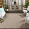 thumbnail image 2 of SAFAVIEH Sisal All-Weather Ophelia Solid Indoor/Outdoor Area Rug, Taupe, 9' x 12', 2 of 16