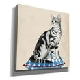 thumbnail image 2 of Epic Graffiti 'Lady Cat I' by Grace Popp, Canvas Wall Glass, 12"x12", 2 of 2