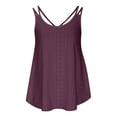 thumbnail image 4 of LIaqionyy Womens Summer Tops 2024 Tank Tops Mesh Loose Sleeveless Camisole Scoop Neck Boho Flowy Shirts, 4 of 6