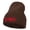 Brown, variant on NASA Letter Logo Embroidered Stretch ECO Cotton Short Beanie - Beige XL-3XL