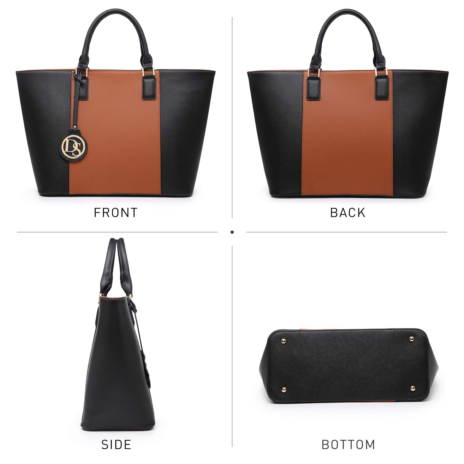 Dasein Women's Handbags Purses Large Tote Shoulder Bag top Handle Satchel Bag for Work