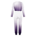 thumbnail image 4 of Ashirexll Womens 2 Piece Outfits, Womens Winter Sets, Loose Two Piece Set Solid Long Sleeve Top and Casual Pants Comfortable Sweatsuit, 4 of 5