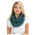 thumbnail image 4 of Basico Adult Teal Winter Infinity Scarf for Women Scarves for Women Winter Warm Cold Weather, 4 of 6