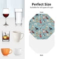 thumbnail image 6 of Sigee Animal Dog for Water-Resistant, Heat-Resistant, Non-Slip Leather Coasters Set, Ideal for Coffee Table, Office, Bar, Home Decor-Octagon, 6 of 6