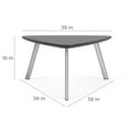 thumbnail image 4 of Willow Lounge Reception Conversational Table HPL Top / Black Steel / Black, 4 of 5
