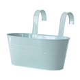 thumbnail image 1 of DOLITY Crochets Doubles Supports Suspendus pour Pots de Fleurs Grande Capacité pour Balcon ers Décoration Murale Rampes Intérieures Rambarde Clôture Terrasse Bleu, 1 of 7