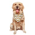 thumbnail image 5 of Naloa Pizza Dog Bandanas 1PC Washable Triangle Dog Scarfs Premium Durable Fabric, for Small Medium Large Dogs and Cats, 5 of 6