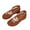 Orange, variant on Women's Crisscross Strap Mary Jane Flats Rhinestone Embellished Round Toe Soft Comfortable Casual Walking Shoes(36)