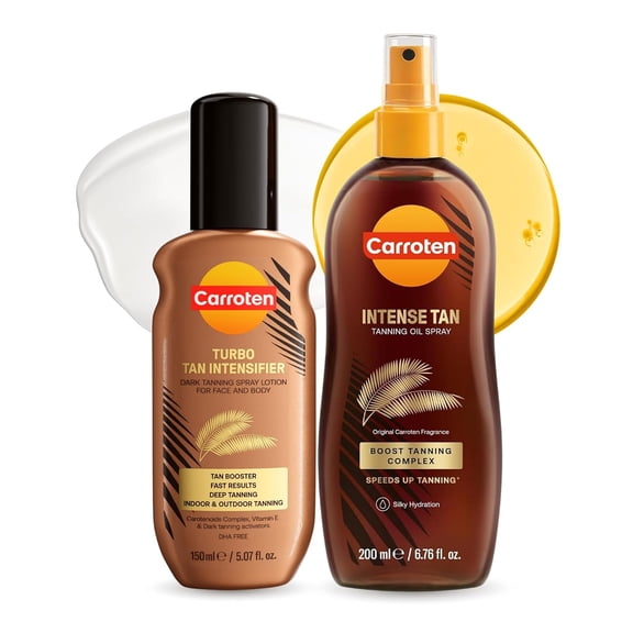 Carroten Turbo Tan Intensifier   Intensive Tanning Oil | Tanning System for Long-Lasting Results | Browning Tan Accelerator | Carrot & Coconut Oil   Vitamins A E | Made in Greece | 5 oz   6.7 oz