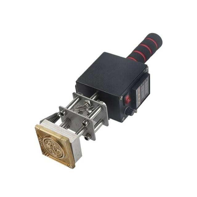 Embossing Machine Handheld Portable Hot Stamping Branding Machine Heat Press Digital Leather Tool Paper Wood ,Easy to Use