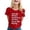 Red, variant on Tanghaowl Womens T Shirts, Womens Sarcastic Funny Sayings Novelty Graphic Tee Shirt Witty Humor White M