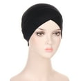 thumbnail image 2 of Dalrosia Islamic Muslim Under Scarf Hijab Cap Solid Color Under Scarf Hat Stretchy Hijab Undercap for Turban Head Wraps, 2 of 3