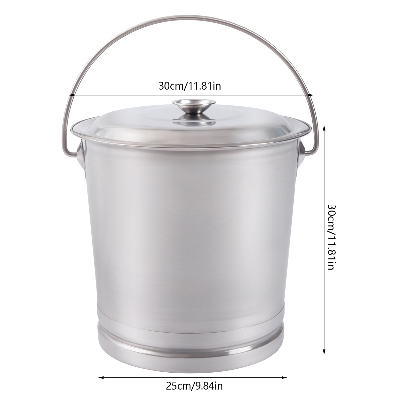 1/2 Gal Stainless Steel Bucket
