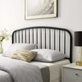 thumbnail image 2 of Headboard, King Size, Metal, Black, Modern Contemporary Urban Design, Bedroom Master Guest Suite, 2 of 6