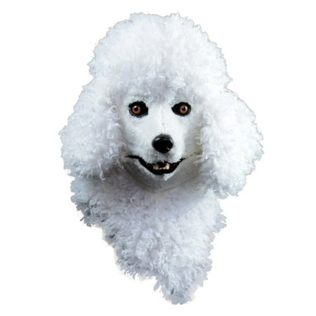 Moving Jaw Poodle Mask Halloween Costume Accessory