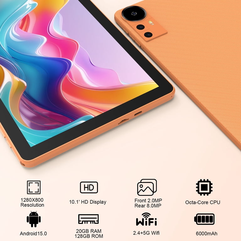 CUPEISI, Android 15 Tablet, 10 Inch, 20GB RAM+128GB ROM/2TB