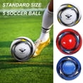 thumbnail image 2 of ZOUBAOQ Ballon de Soccer Taille Standard 5 Étanche Campus Soccer Résistant à l'Usure 21.5cm, 2 of 8