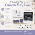 thumbnail image 4 of Sonogram Picture Frame Ultrasound Photo Frame with Countdown Weeks Elephant Nursery Decor, 4 of 7
