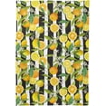 thumbnail image 2 of Yellow Lemon Table Cloth Rectangle - Floral Fruits Table Cover Black White Stripes Tablecloth Tabletop Decoration for Picnic Banquet Party Kitchen Dining Room - 60 x 84 Inch, 2 of 6