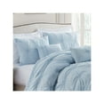thumbnail image 4 of Swift Home Stylish Extra Plush Comfort Floral Pintuck Comforter Set Baby Blue King - Cal King, King Sham 3 Piece, 4 of 5