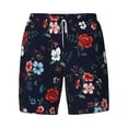 thumbnail image 4 of Lsque Mens Swim Trunks Vintage Rose Pattern - Bathing Suit Compression Liner - Beach Swim Shorts Swimwear - (S-3XL) - Stretch Quick Dry -Medium, 4 of 9
