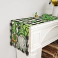 thumbnail image 3 of St Patricks Day Table Runner, Funny Gnome St Patricks Day Decoraions Lucky Shamrock Seasonal Spring Holiday Table Decorations for Indoor Outdoor Dining Table Decor (13'''' x 36''''), 3 of 6