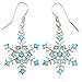 thumbnail image 3 of SoulBreezeCollection Winter Snowflake Dangle Drop Earrings Wedding Bridesmaid Christmas, 3 of 4