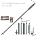 thumbnail image 2 of Multifunctional 6-Section Aluminum Alloy Trekking Pole Outdoor Telescopic Folding Hiking Pole Lightweight Mountaineering Cane with  Foam Grip, 2 of 12