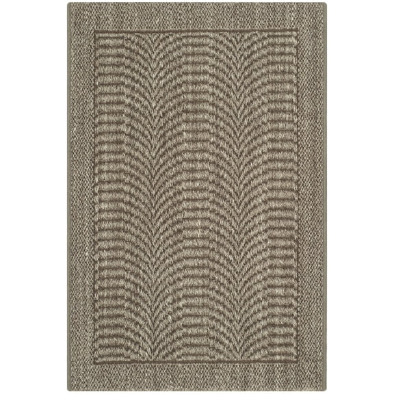 SAFAVIEH Palm Beach Candyce Geometric Area Rug, Silver, 2' x 3'