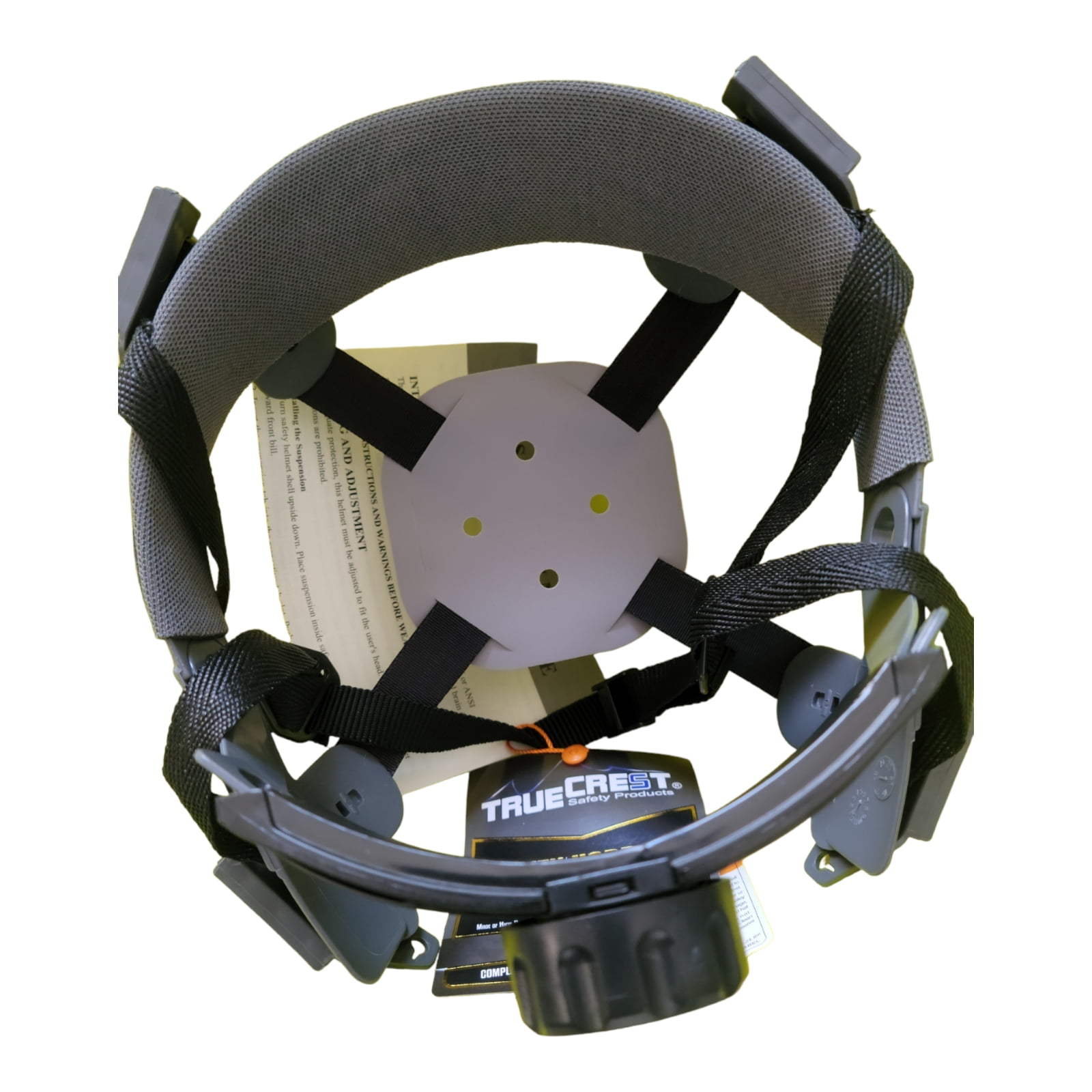 HDPE BLACK Full Brim Hard Hat with Fas-trac Suspension