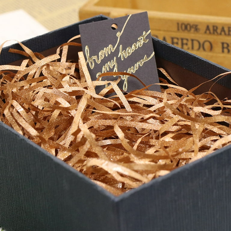 50g/Bag Raffia Paper Glitter Decorative-Filler Multi-coloRed Gift Box  ShRedded Crinkle Paper for Anniversary Gold Paper 